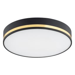 Argon Amore plafon 3x15W czarny/złoty 6141