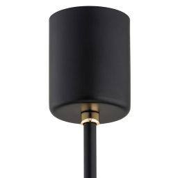 Argon Camelot Plus lampa wisząca 3x15W opal mat/czarny mat/mosiądz 6143