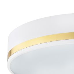 Argon Amore plafon 2x15W biały/złoty 7034