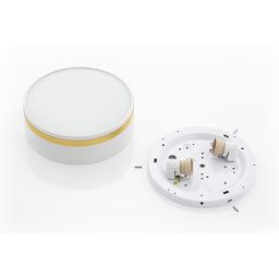 Argon Amore plafon 2x15W biały/złoty 7034