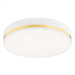 Argon Amore plafon 2x15W biały/złoty 7034