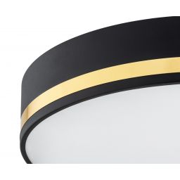 Argon Amore plafon 2x15 W czarny 7040