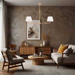 Argon Atrani lampa podsufitowa 2x15W biały/złoty 7176