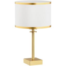 Argon Abbano lampa stołowa 1x15W śmietankowy/złoty/mosiądz szczotkowany 8029