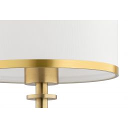 Argon Abbano lampa stołowa 1x15W śmietankowy/złoty/mosiądz szczotkowany 8029