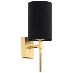 Argon Abruzzo kinkiet 1x7W czarny/mosiądz szczotkowany 8035