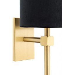 Argon Abruzzo kinkiet 1x7W czarny/mosiądz szczotkowany 8035