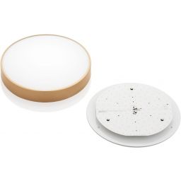 Argon Tiamo plafon 1x22W LED złoty lakierowany 8349