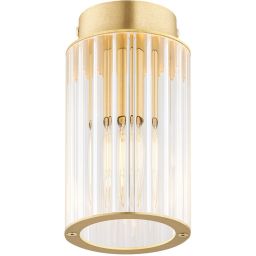 Argon Hampton lampa podsufitowa 1x7 W mosiądz 8501