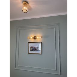 Argon Hampton lampa podsufitowa 1x7 W mosiądz 8501