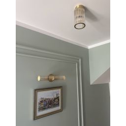 Argon Hampton lampa podsufitowa 1x7 W mosiądz 8501