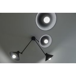 Argon Altea lampa podsufitowa 2x15W czarny 862