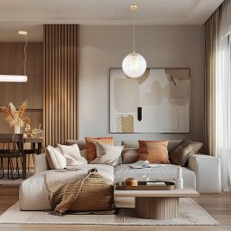 Argon Hampton lampa wisząca 1x90 W mosiądz-przezroczysta 8624