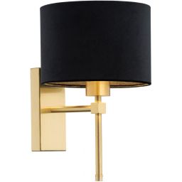 Argon Abbano kinkiet 1x15W czarny/mosiądz szczotkowany 8050