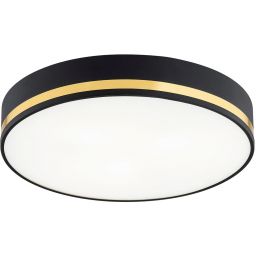 Argon Amore plafon 2x15W czarny/złoty 7041