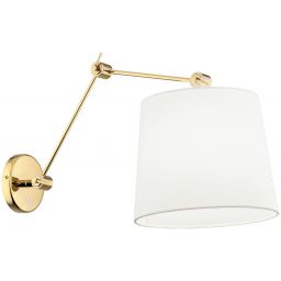 Argon Zakyntos kinkiet 1x15 W biały-mosiądz 4897