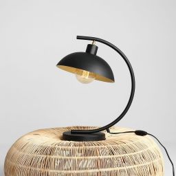 Aldex Escape lampa stołowa 1x15 W czarna 1036B1