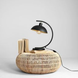 Aldex Escape lampa stołowa 1x15 W czarna 1036B1