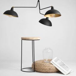 Aldex Escape lampa podsufitowa 3x15 W czarna 1036E_1