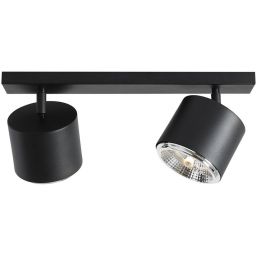 Aldex Bot lampa podsufitowa 2x35 W czarna 1047PL_H