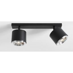 Aldex Bot lampa podsufitowa 2x35 W czarna 1047PL_H