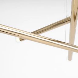 Aldex Tubo 6 lampa wisząca 6x40W złota 1072K30