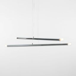 Aldex Tubo lampa wisząca 4x10 W chrom 1072L4