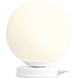 Aldex Ball lampa stołowa 1x15 W biała 1076B_M