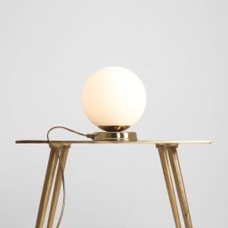 Aldex Ball lampa stojąca 1x15 W złota 1076B30_M