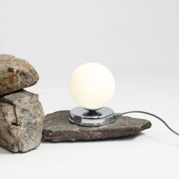 Aldex Ball lampa stołowa 1x10 W chrom 1076B4_S