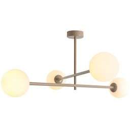 Aldex Pinne lampa podsufitowa 4x10 W beżowa 1080PL_L17