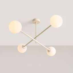 Aldex Pinne lampa podsufitowa 4x10 W kremowa 1080PL_L9