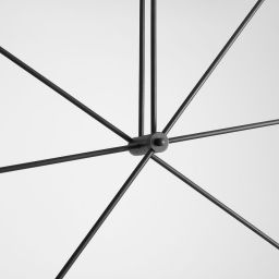 Aldex Ohio lampa podsufitowa 6x10 W czarna 1081PL_K1