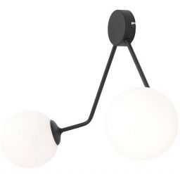 Aldex Holm kinkiet 2x10 W czarny 1082D1