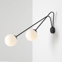 Aldex Holm kinkiet 2x10 W czarny 1082D1_L