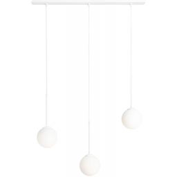 Aldex Bosso lampa wisząca 3x10 W biała 1087E
