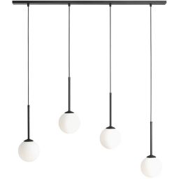 Aldex Bosso lampa wisząca 4x10 W czarna 1087L1