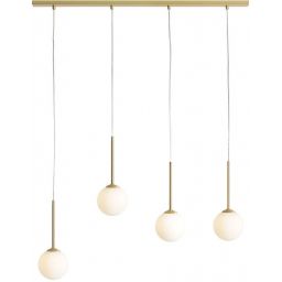 Aldex Bosso lampa wisząca 4x10 W złota 1087L40