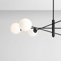 Aldex Homme lampa podsufitowa 6x10 W czarna 1090PL_K1