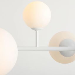 Aldex Dione lampa wisząca 9x10 W biała 1092N