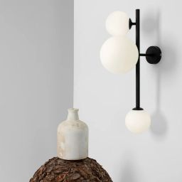 Aldex Dione 3 kinkiet 2x40W+1x60W czarny/biały 1092Y1