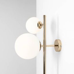 Aldex Dione 3 kinkiet 2x40W+1x60W złoty/biały 1092Y30