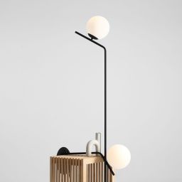 Aldex Gallia lampa stojąca 1x15 W czarna 1095A1