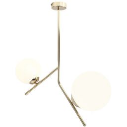 Aldex Gallia lampa podsufitowa 2x15 W chrom 1095PL_H30