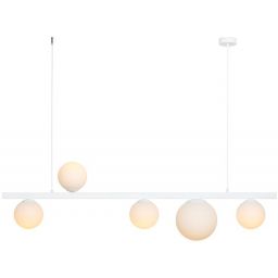 Aldex Garda lampa wisząca 5x40 W biała 1099F