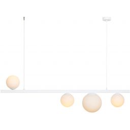 Aldex Garda lampa wisząca 1x40 W biała 1099L