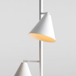 Aldex Form lampa stojąca 2x15 W biała 1108A_2