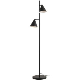 Aldex Form lampa stojąca 2x15 W czarna 1108A1_2