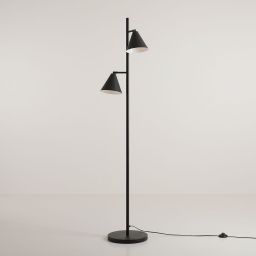 Aldex Form lampa stojąca 2x15 W czarna 1108A1_2