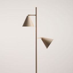 Aldex Form lampa stojąca 2x15 W beżowa 1108A17_2
